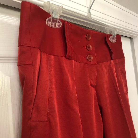 New SF Brand Brick Red Dress Pants - Picture 12 of 16